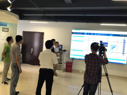 江陰電視臺新聞報道＂安科瑞電氣消防安全云平臺＂為企業安全用電保駕護航