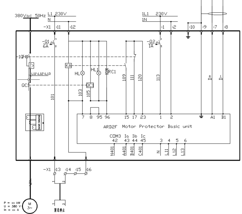 ARD2F智能型電動機保護器在某水泥廠的應用