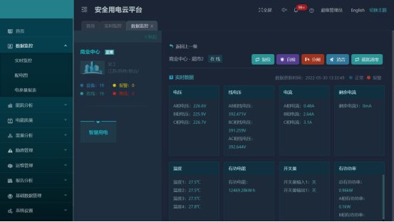 AcrelCloud-6000安全用電云平臺在某商業(yè)廣場的應(yīng)用